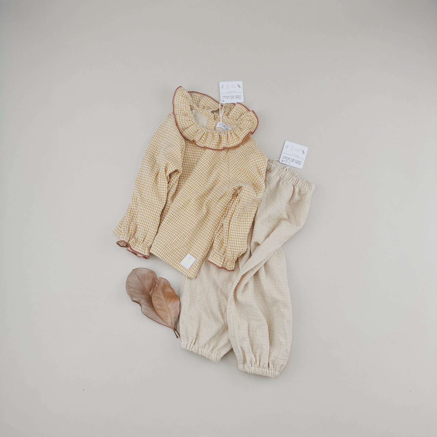 9M-10Y Unisex Organic Cotton Loose Pants