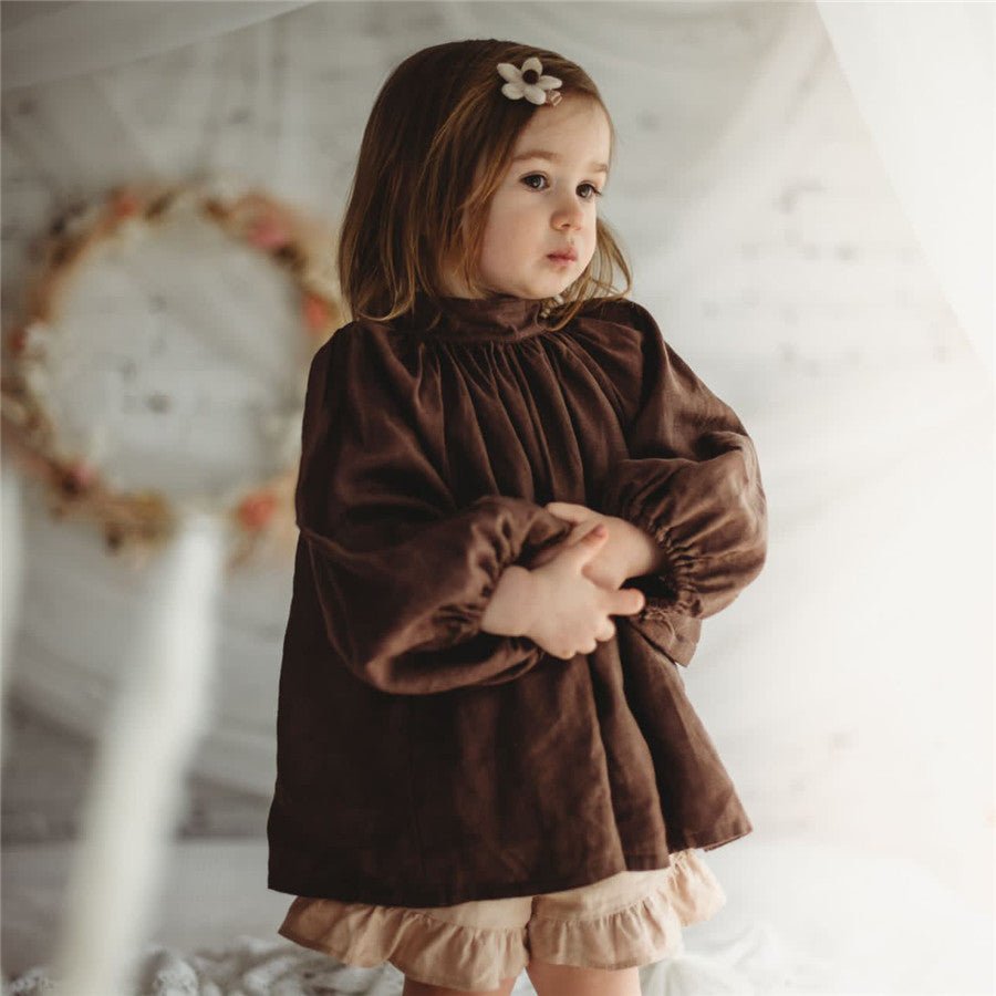 10+ Colors Linen Ruffle Shorts - Chichi and Wawa
