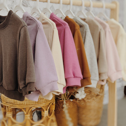 9M-10Y Neutral Top Soft Terry Sweatshirt