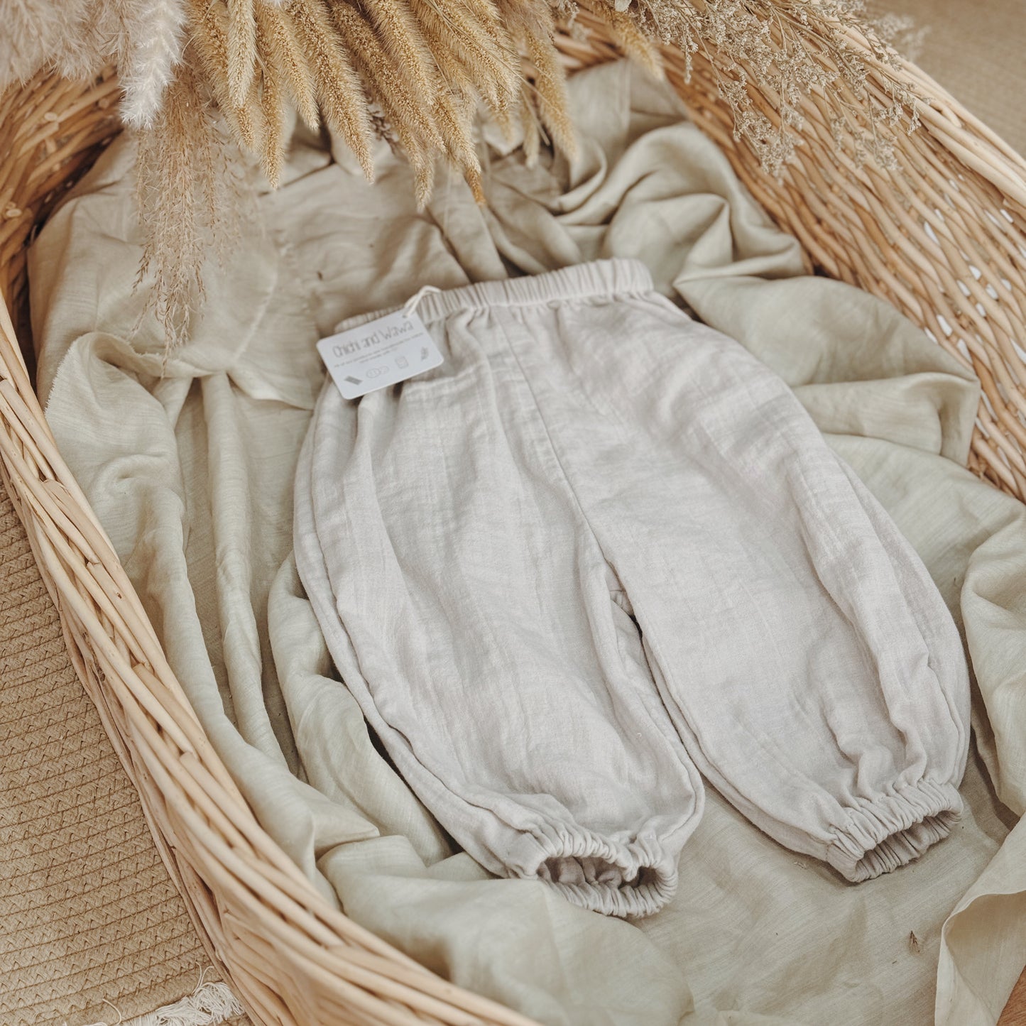 9M-10Y (4 colors) Organic Cotton Loose Pants