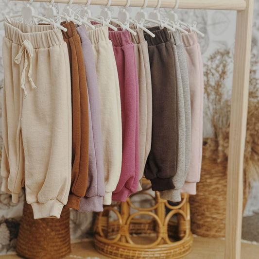 9M-10Y 100% Cotton Soft Terry Neutral Pants