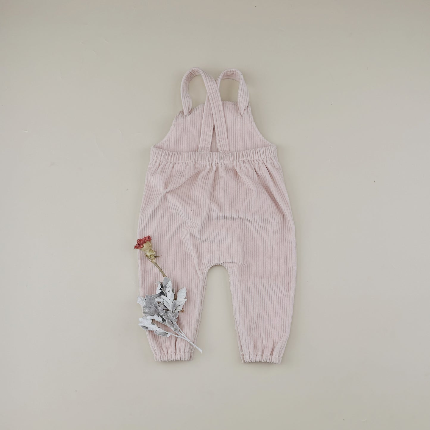 3M-10Y Pink&Blue Kids Corduroy Overall
