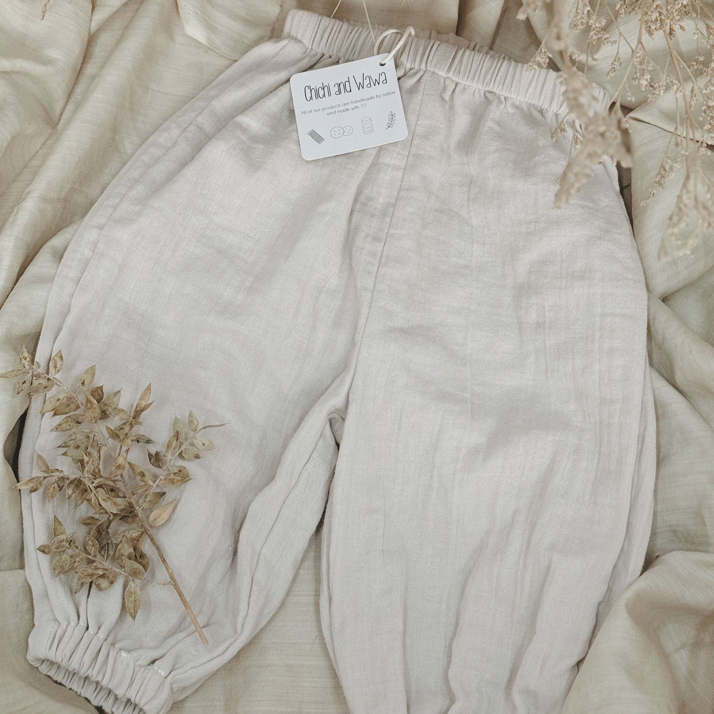 9M-10Y (4 colors) Organic Cotton Loose Pants
