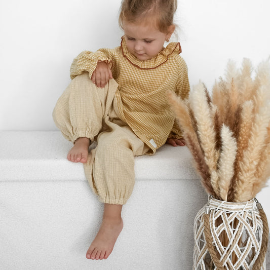 9M-10Y Unisex Organic Cotton Loose Pants
