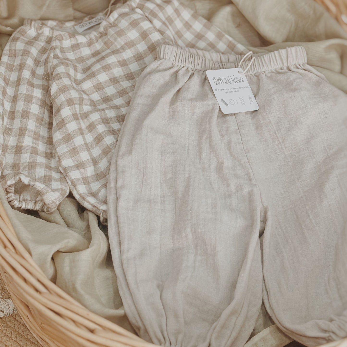 9M-10Y (4 colors) Organic Cotton Loose Pants