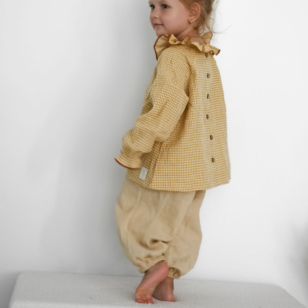 9M-10Y Unisex Organic Cotton Loose Pants