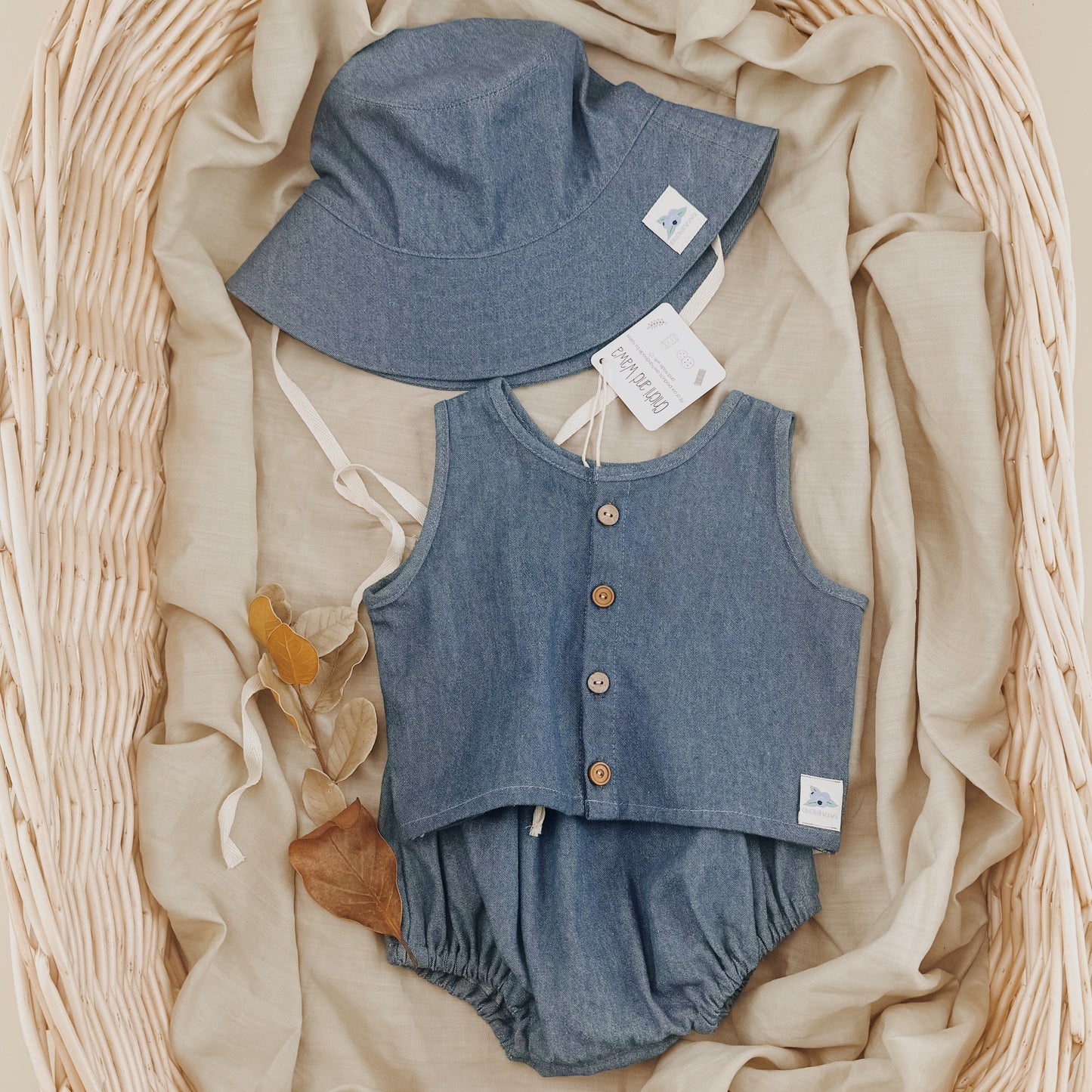 3M-4Y Toddler Denim Bloomers