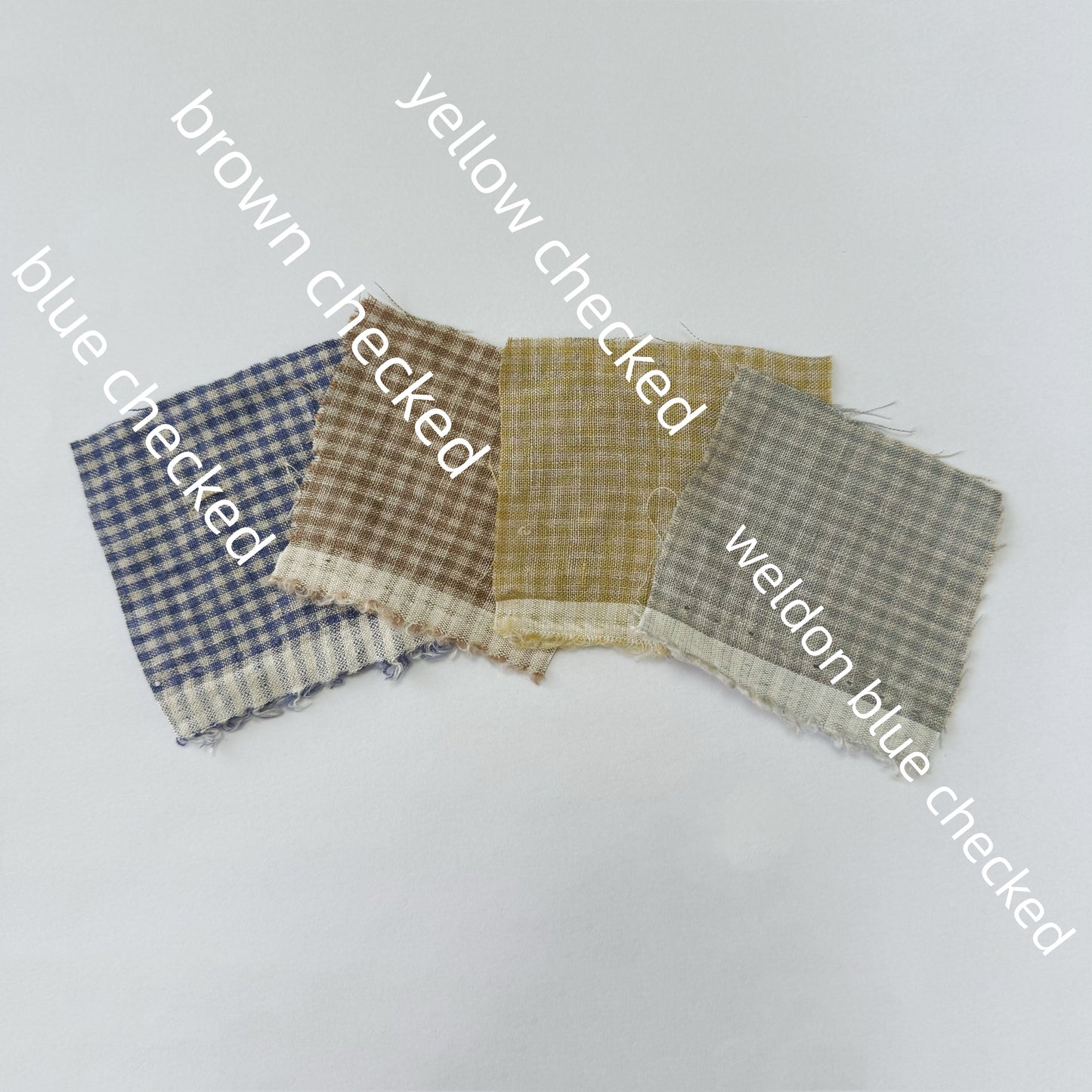 1-8Y Sleeveless Linen small checked sets