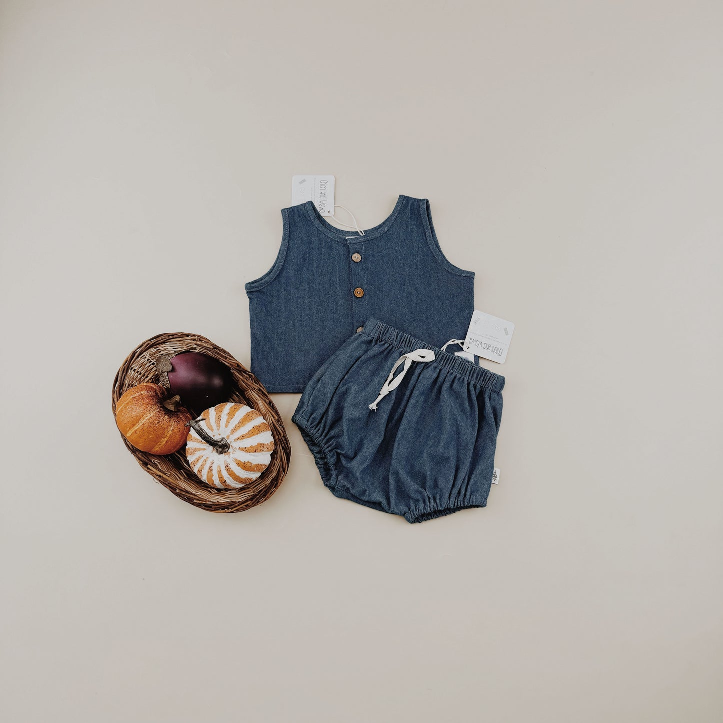 3M-4Y Toddler Denim Bloomers