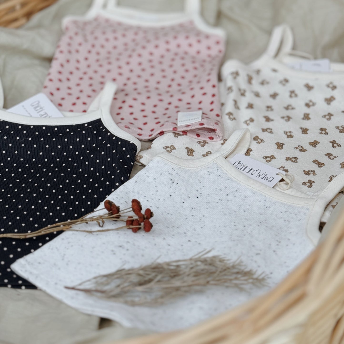 6M-8Y Cloud-Soft Cotton Cami & Biker Shorts Set | Breathable & Stretchy Summer Comfort