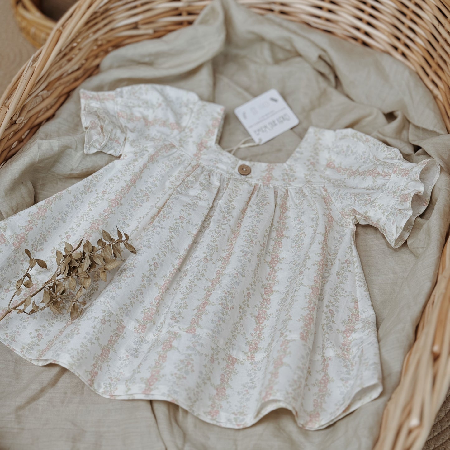 12M-10Y Vintage Floral Outfit Set | Light, Airy & Perfectly Romantic