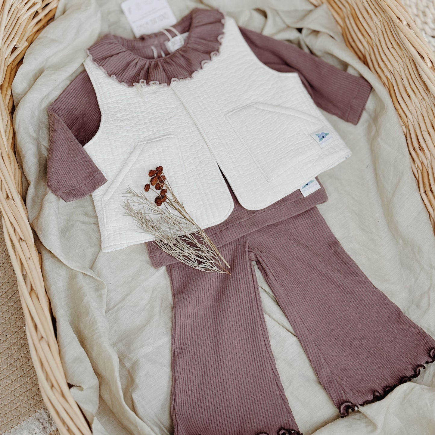 9M-10Y Ribbed Cotton Flare Pants | Chic, Comfy &amp; Perfect for All Seasons