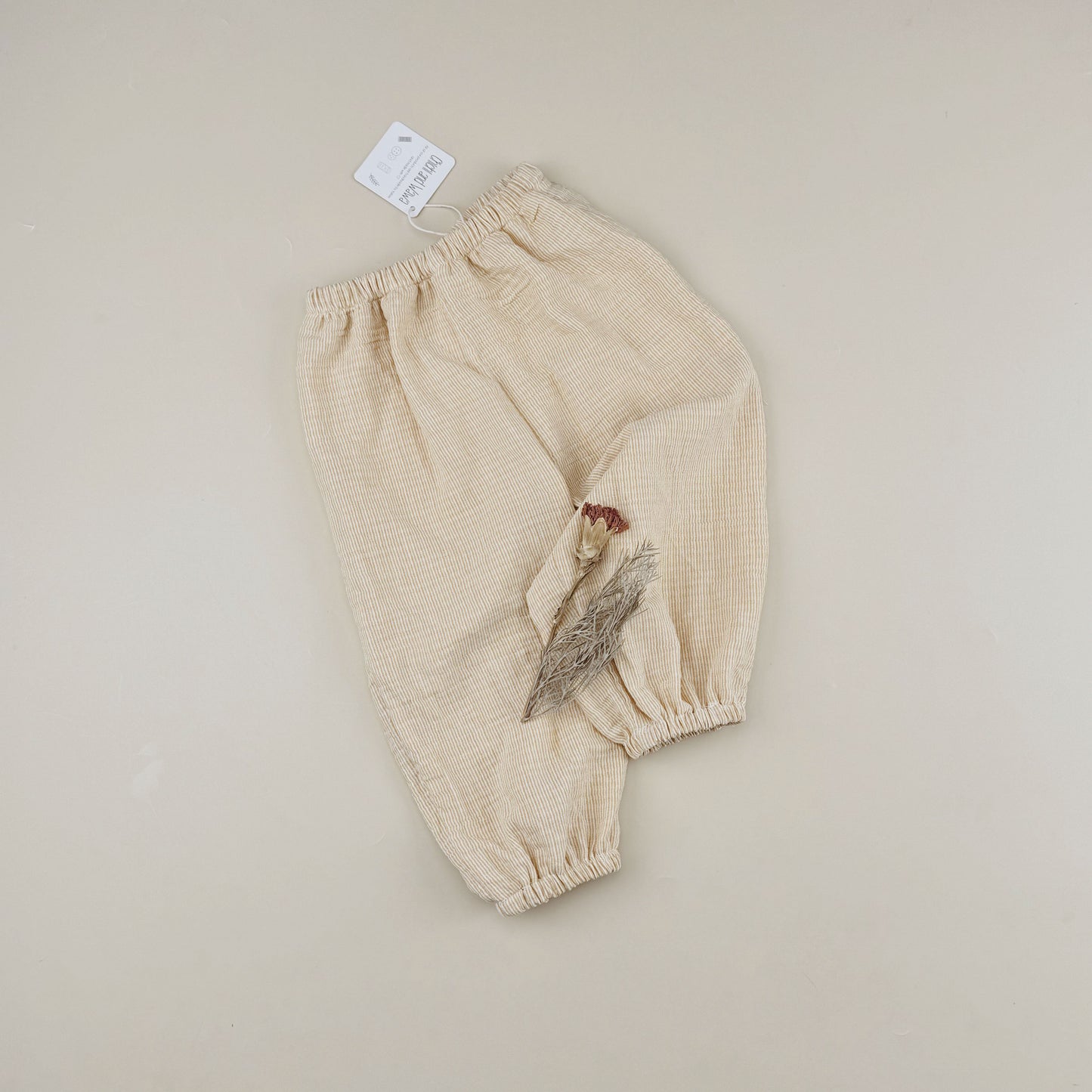 9M-10Y Unisex Organic Cotton Loose Pants