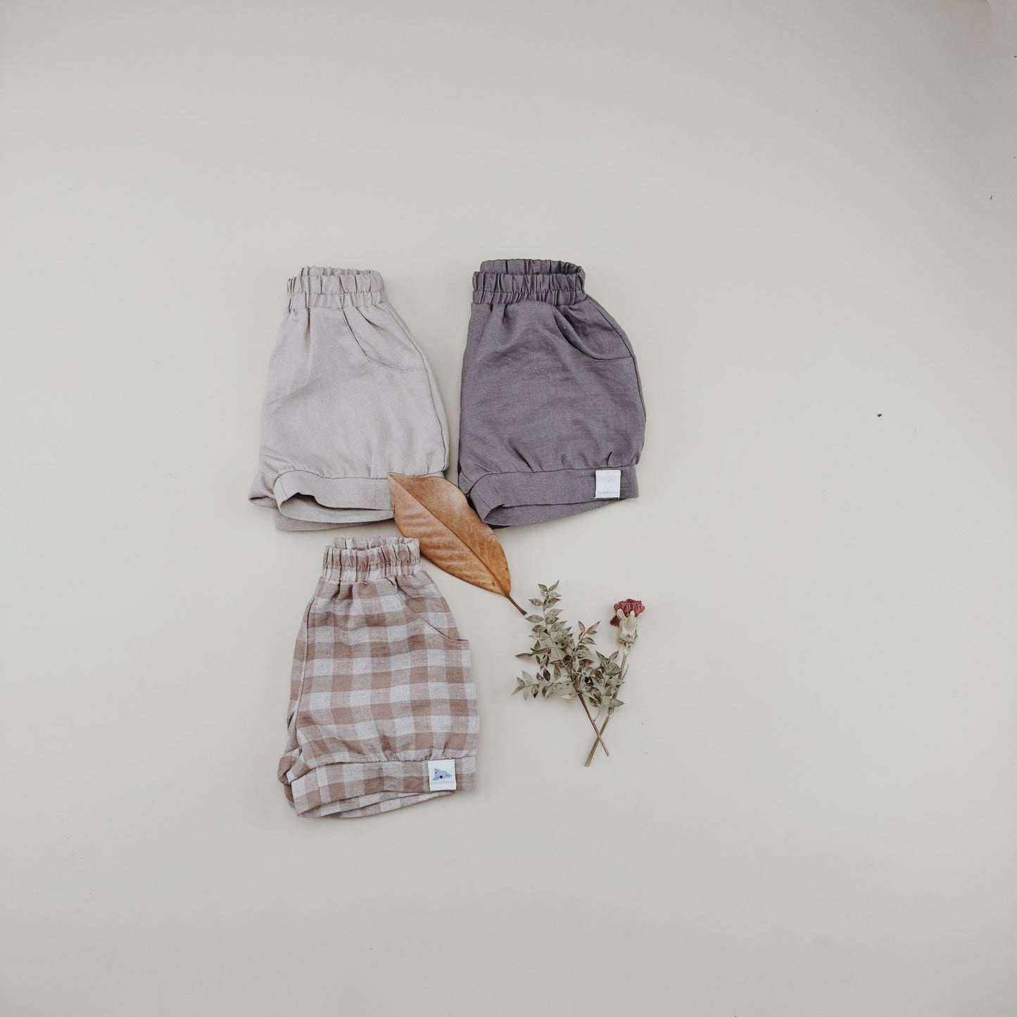 Girl Linen Packets Shorts - Chichi and Wawa