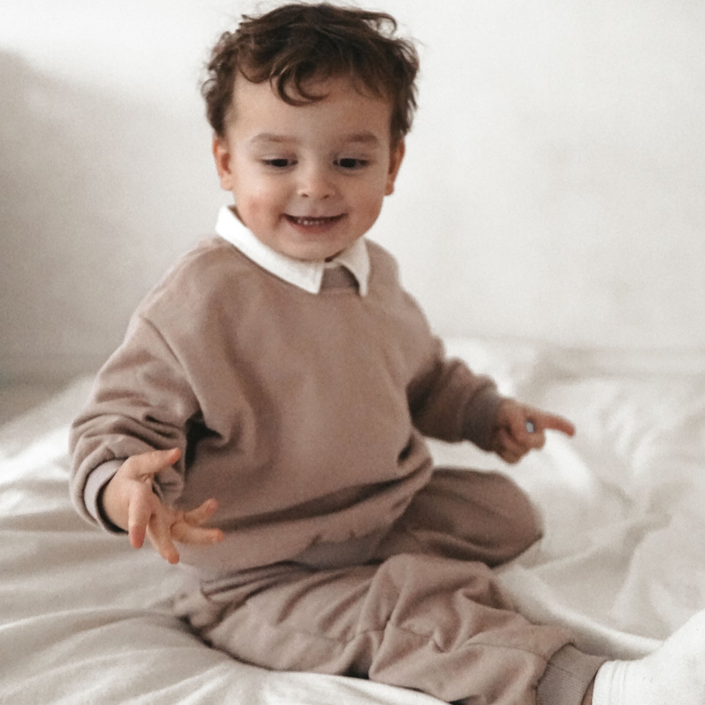 9M-10Y 100% Cotton Soft Terry Neutral Pants