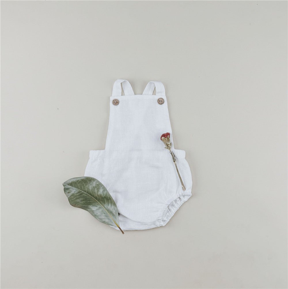 Linen Baby Strap Bodysuit - Chichi and Wawa