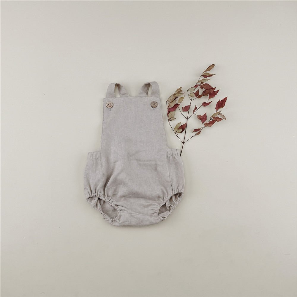 Linen Baby Strap Bodysuit - Chichi and Wawa