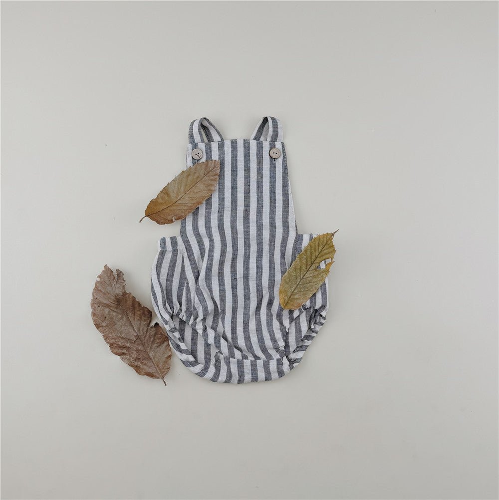 Linen Baby Strap Bodysuit - Chichi and Wawa