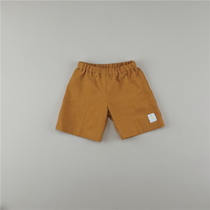 Linen Middle Pants - Chichi and Wawa