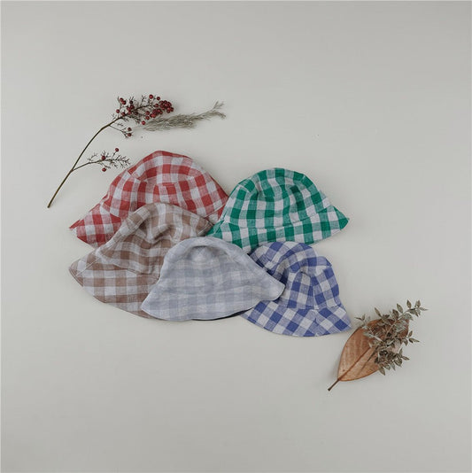 Mum&Kid Linen Reversible Bucket Hat - Chichi and Wawa