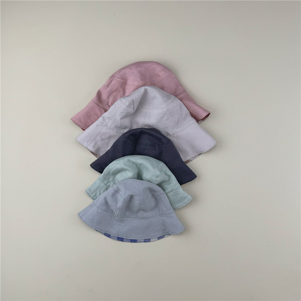 Mum&Kid Linen Reversible Bucket Hat - Chichi and Wawa