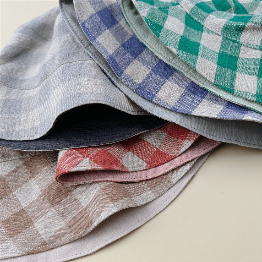 Mum&Kid Linen Reversible Bucket Hat - Chichi and Wawa