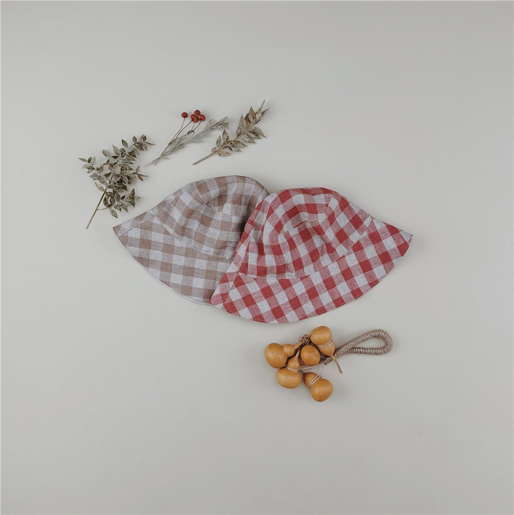 Mum&Kid Linen Reversible Bucket Hat - Chichi and Wawa