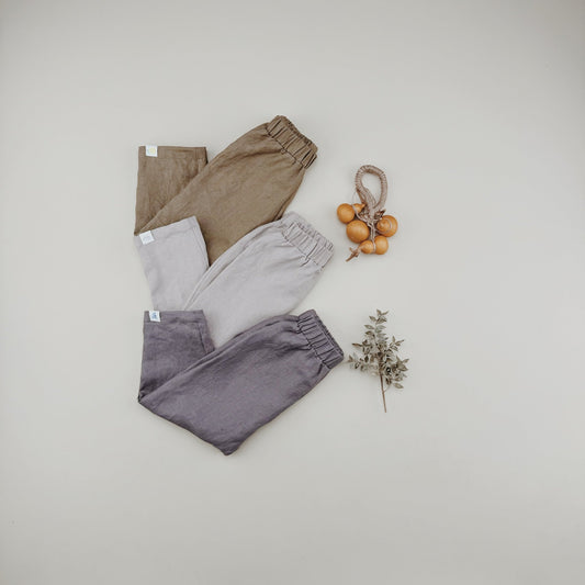 Solid Linen Pants - Chichi and Wawa