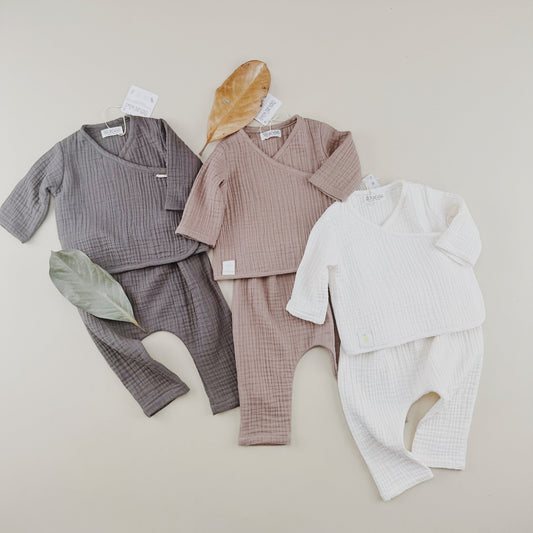 Triple Gauze Muslin Cotton Baby Sets - Chichi and Wawa