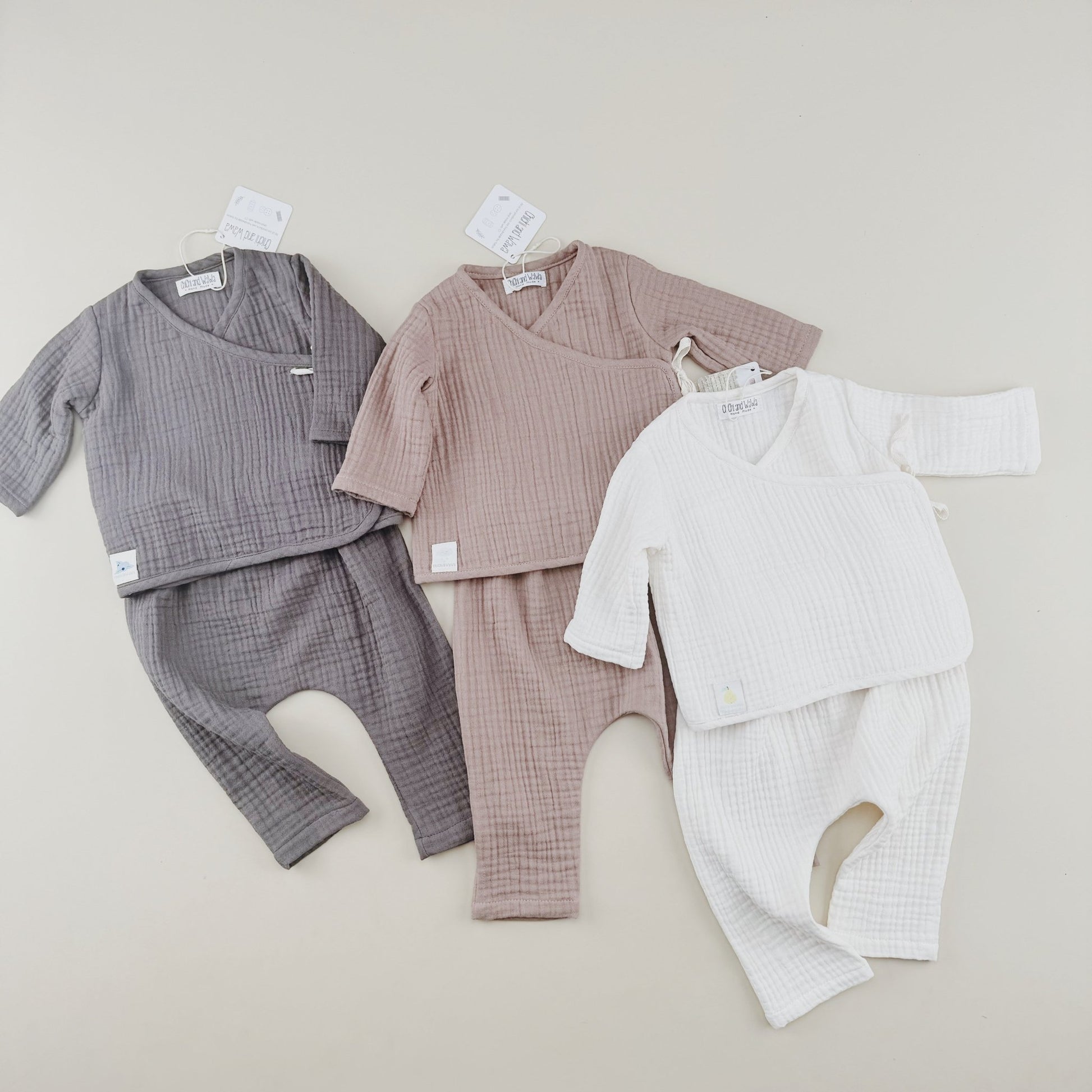 Triple Gauze Muslin Cotton Baby Sets - Chichi and Wawa