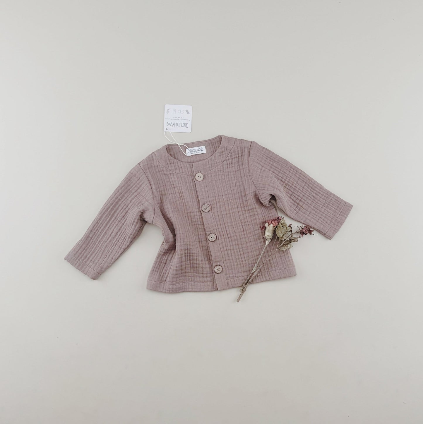 Triple Gauze Muslin Cotton Coat/Blouse - Chichi and Wawa