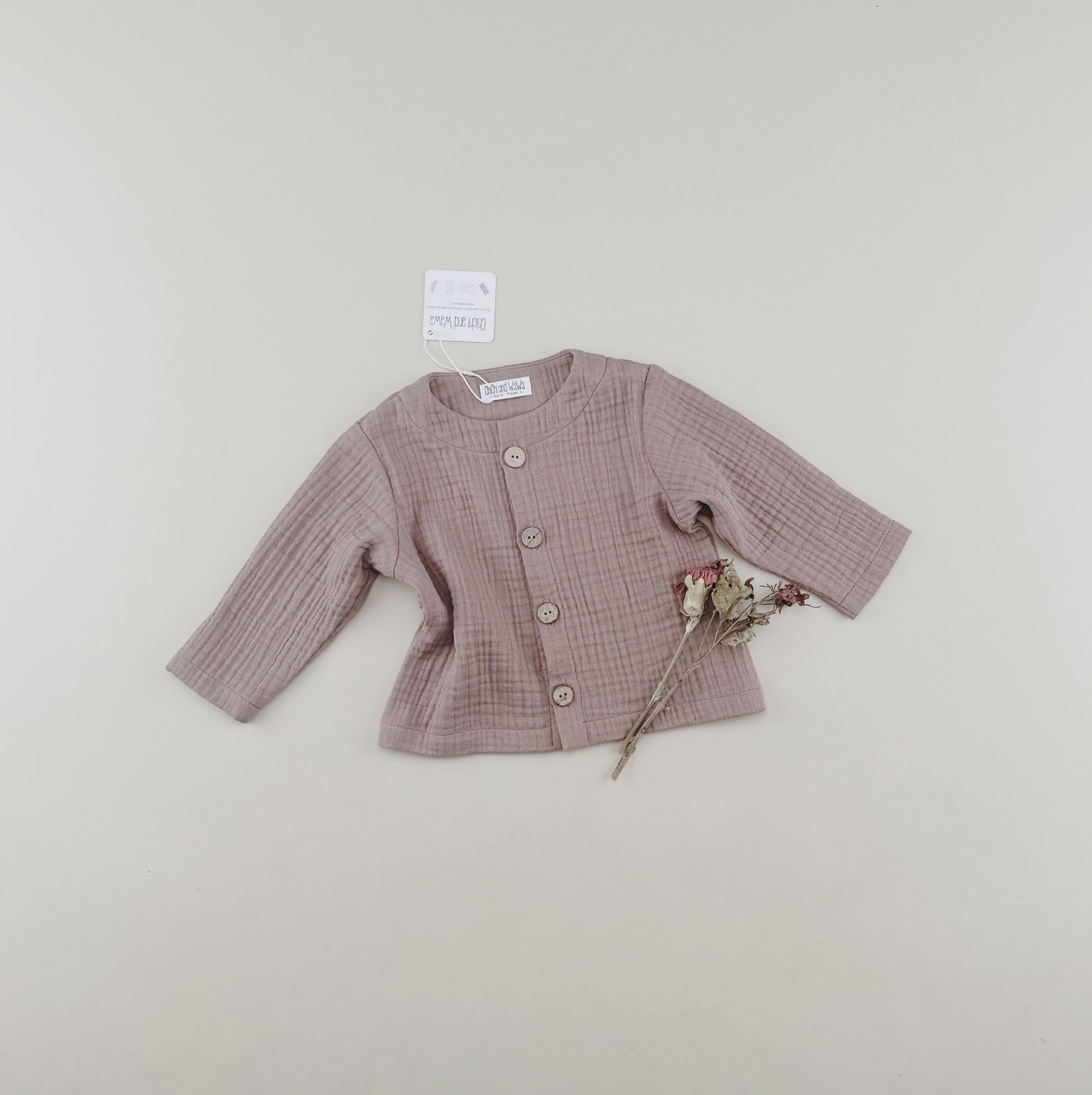 Triple Gauze Muslin Cotton Coat/Blouse - Chichi and Wawa