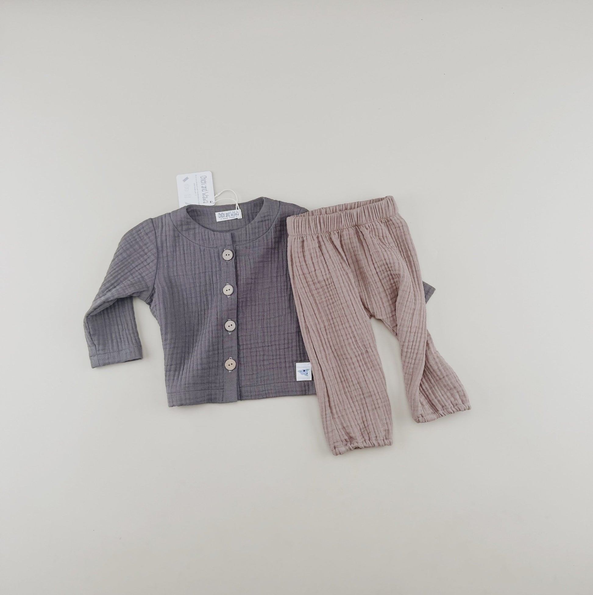 Triple Gauze Muslin Cotton Coat/Blouse - Chichi and Wawa