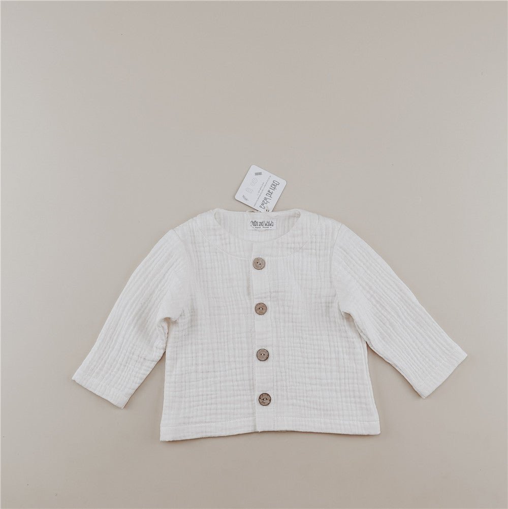 Triple Gauze Muslin Cotton Coat/Blouse - Chichi and Wawa